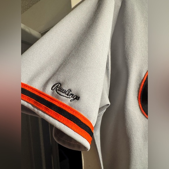 VTG Baltimore Orioles Rawlings Road Jersey 80s/90s Gray Size 44 Embroidered - Picture 3 of 9